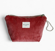 Load image into Gallery viewer, Necessaire gross aus softem Cord coral