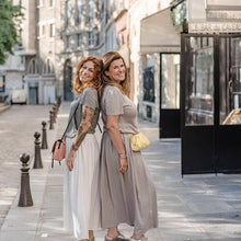 Load image into Gallery viewer, The Airy Midi Skirt milky cream