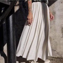Load image into Gallery viewer, The Airy Midi Skirt milky cream