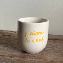 Load image into Gallery viewer, Glossy Cup J'aime le café