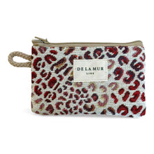 Lade das Bild in den Galerie-Viewer, Mini-Pouch aus Jacquardstoff leopard