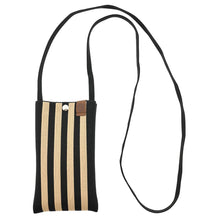 Lade das Bild in den Galerie-Viewer, Riviera Phone Bag schwarz beige