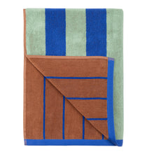 Load image into Gallery viewer, Strandtuch Pena blau mint