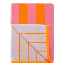 Load image into Gallery viewer, Strandtuch Pena pink orange