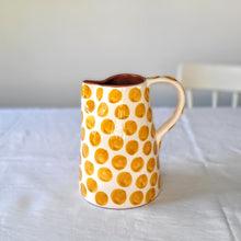 Load image into Gallery viewer, Pitcher 1 l dots ocher