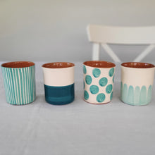 Charger l'image dans la galerie, Colonnes de tasse à café menthe