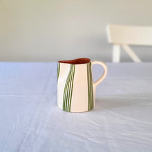 Load image into Gallery viewer, Mini pitcher groups striped green