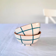 Load image into Gallery viewer, Checkered petrol tapas bowl