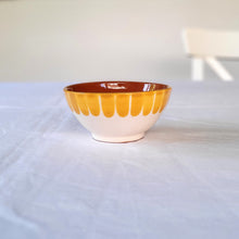 Load image into Gallery viewer, Tapas bowl columns ochre