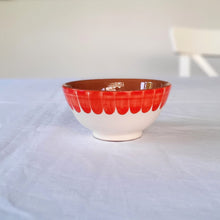 Load image into Gallery viewer, Tapas bowl columns red