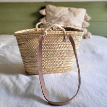 Load image into Gallery viewer, Market basket with long and short handles, bright