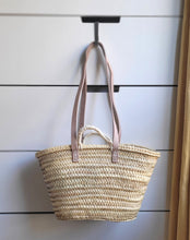 Load image into Gallery viewer, Market basket with long and short handles, bright