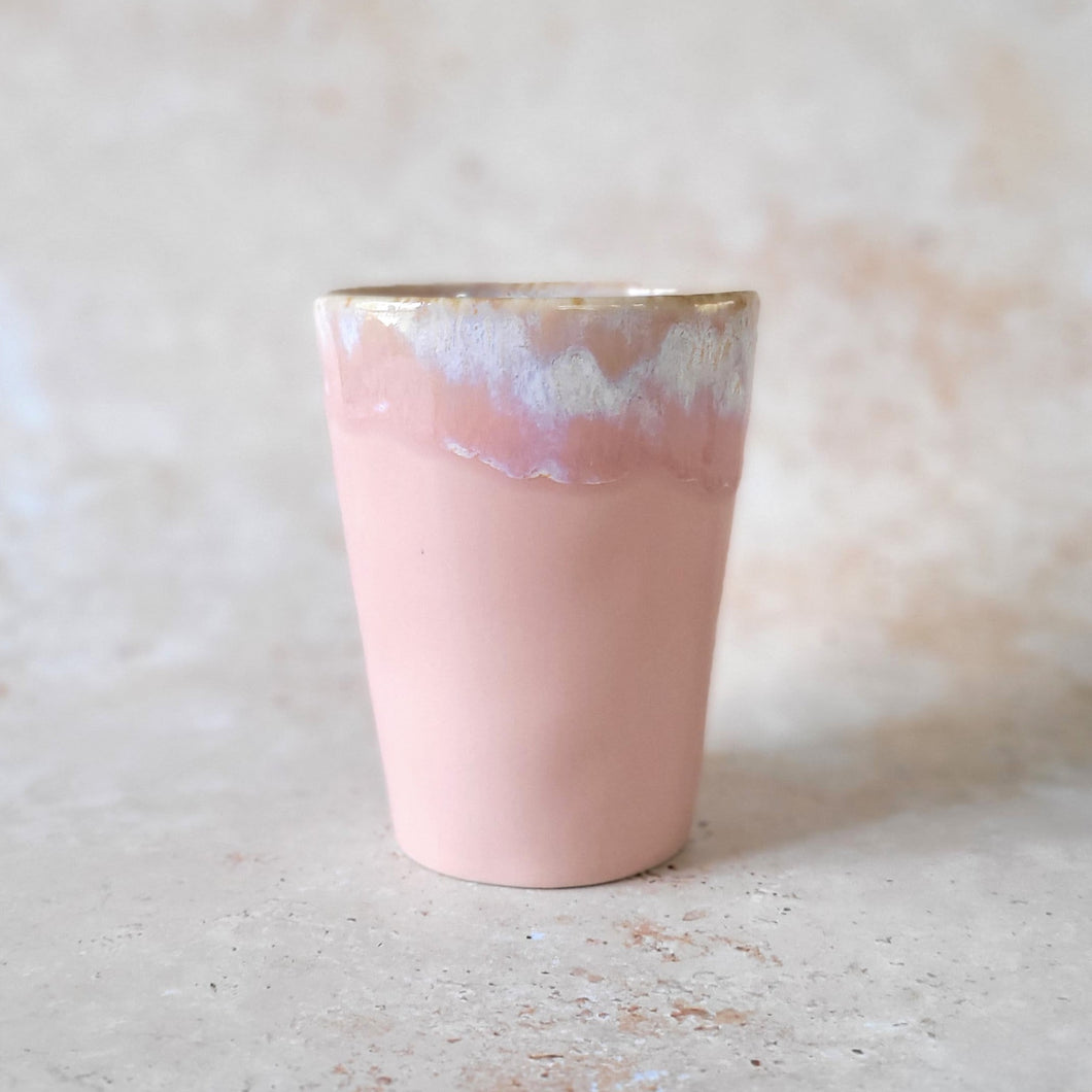 Latte-Becher cor de rosa