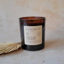 Load image into Gallery viewer, Soy wax candle, Dark Plum & Rhubarb