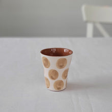 Load image into Gallery viewer, Espresso cup dots beige