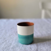 Load image into Gallery viewer, Coffee mug half tropical