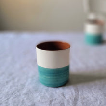 Load image into Gallery viewer, Coffee mug half tropical