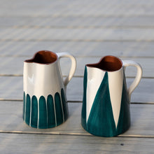 Load image into Gallery viewer, Jug 1 l triangles petrol