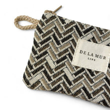 Charger l'image dans la galerie, Mini-Pouch aus Jacquardstoff edgy
