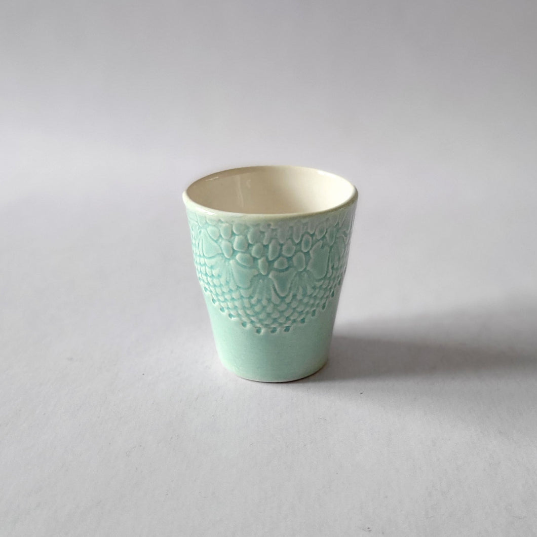 tasse à expresso menthe 