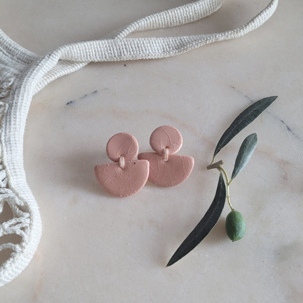 Boucles d'oreilles Ceci Rose