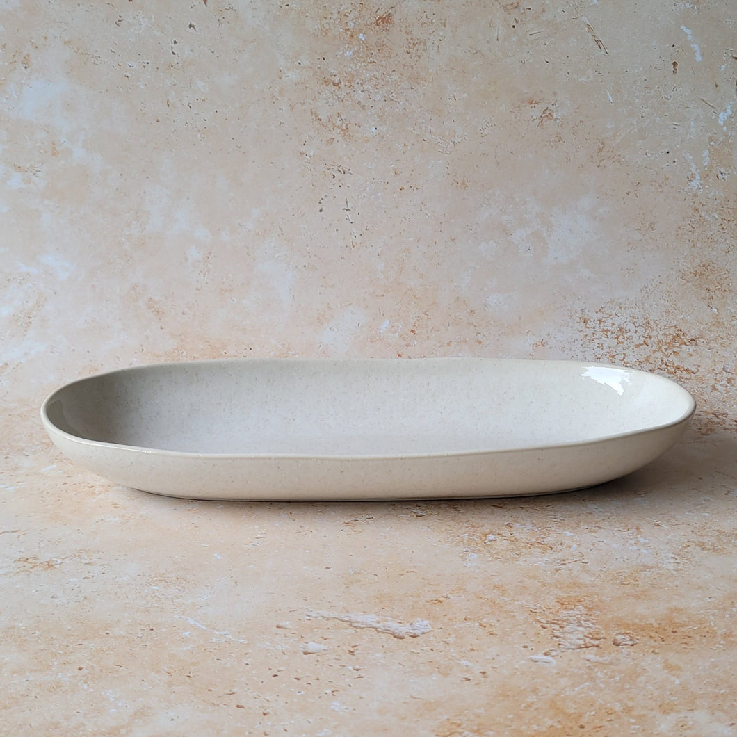 Serving platter Beja cream