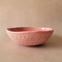 Charger l&#39;image dans la galerie, Salatschüssel crochet uni blush
