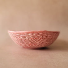 Load image into Gallery viewer, Salatschüssel crochet uni blush
