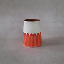 Charger l&#39;image dans la galerie, Vase Vulkan klein Säulen rot
