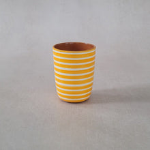 Charger l&#39;image dans la galerie, Espressobecher geringelt mango
