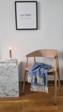Load image into Gallery viewer, Softest Cotton Blanket blue
