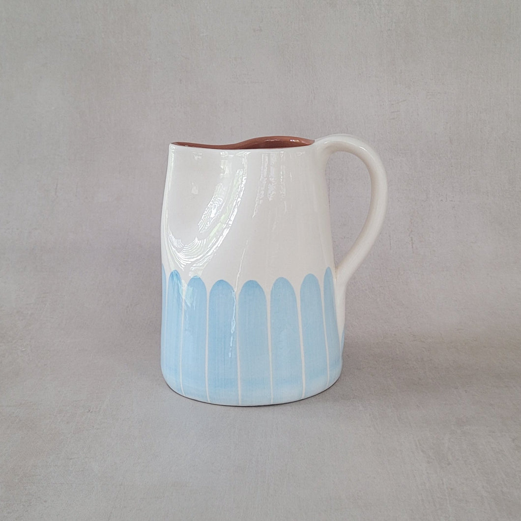 Krug 0.6 l Säulen babyblau