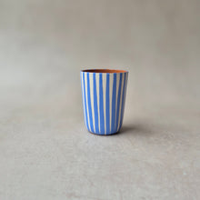 Charger l'image dans la galerie, Tasse à expresso à rayures bleues
