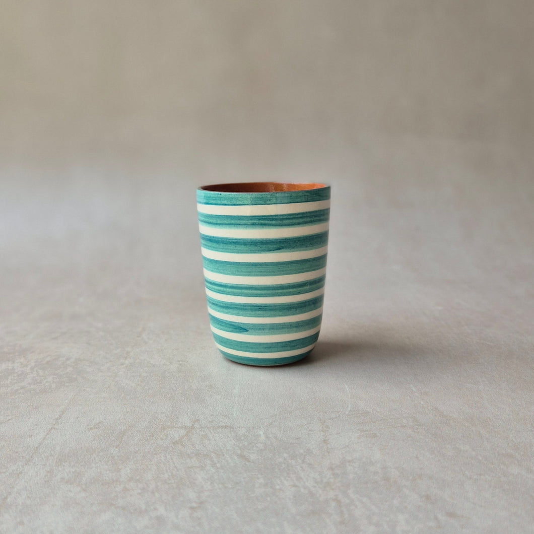 Espressobecher geringelt tropical