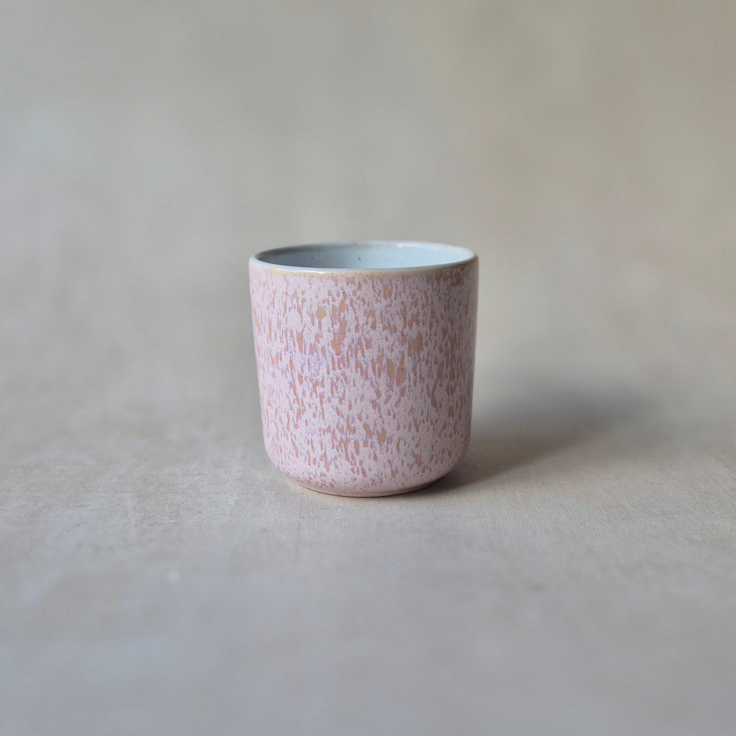 Kaffeebecher Redondo rosa gesprenkelt