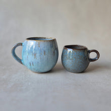 Load image into Gallery viewer, Espressotasse Bola blau braun
