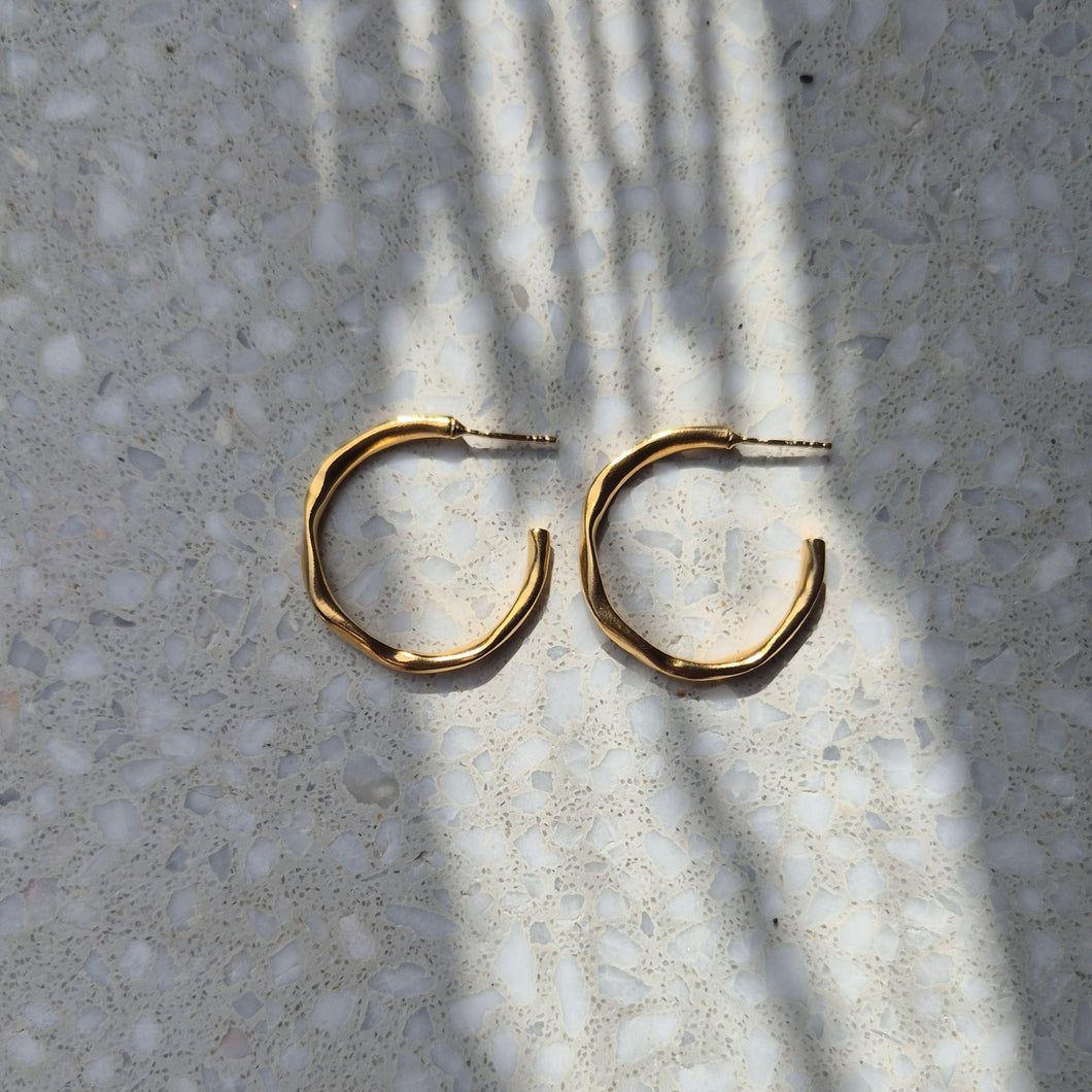 Aretas Thin Irregular Earrings