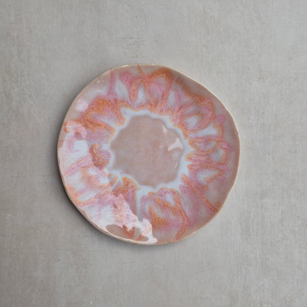 Teller klein Falesia rosa coral