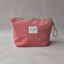 Load image into Gallery viewer, Necessaire gross aus softem Cord coral
