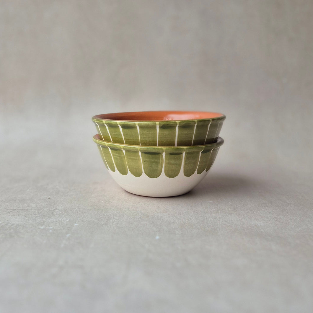 Müslischüssel Säulen pistache