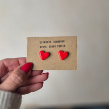 Load image into Gallery viewer, Ohrringe Amor rot
