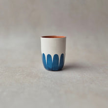 Load image into Gallery viewer, Espressobecher Säulen denim
