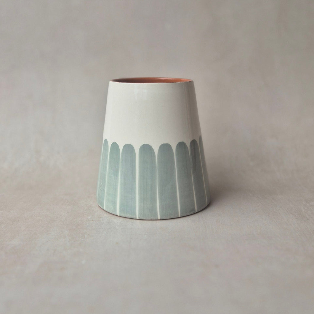 Vase Vulkan klein Säulen eukalyptus