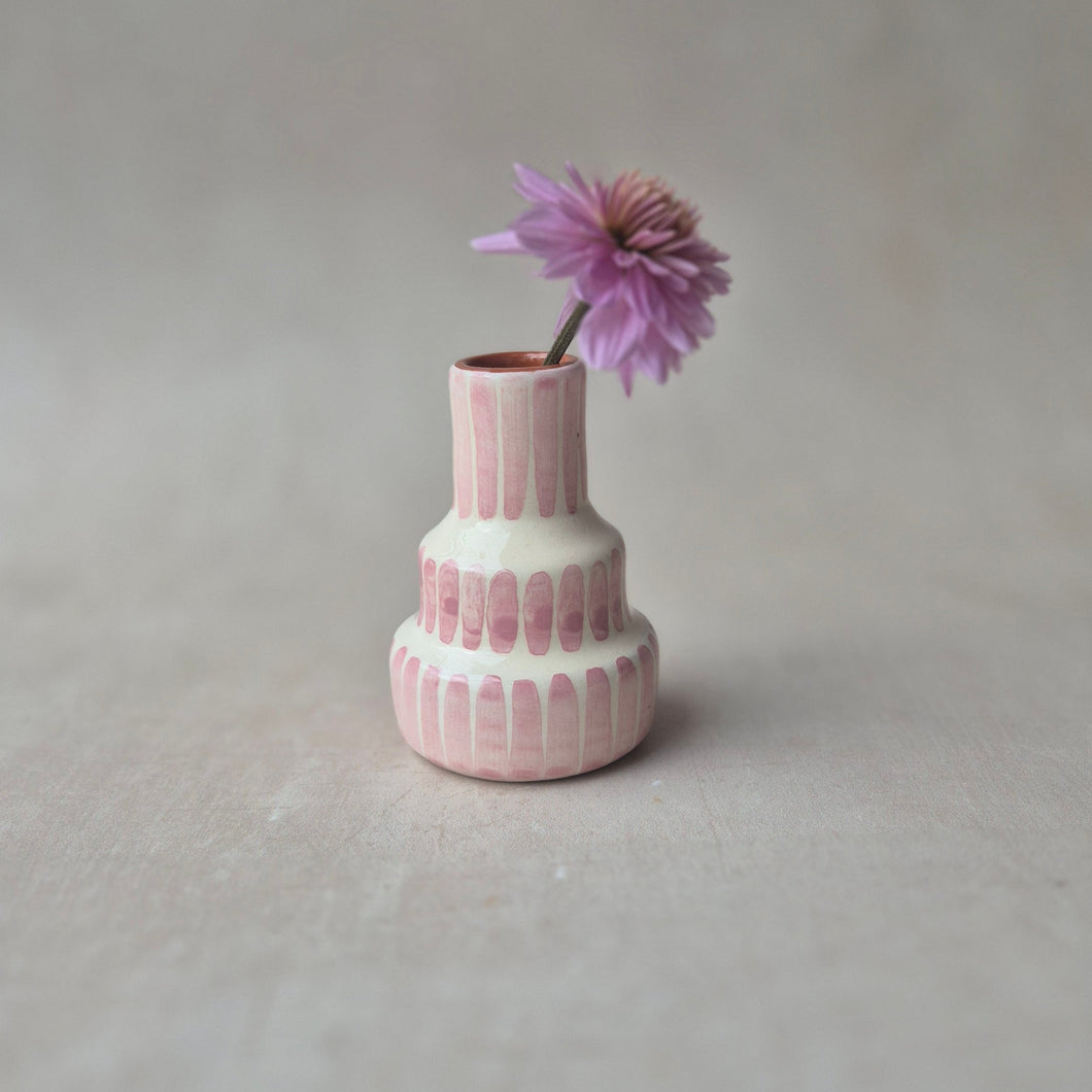 Stepped Vase mini mauve