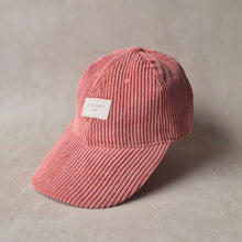 Load image into Gallery viewer, Cap aus Baumwollcord coral
