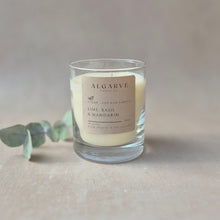Load image into Gallery viewer, Candle made from soy wax, lime, basil &amp; mandarin
