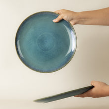 Lade das Bild in den Galerie-Viewer, Teller gross Amazônia petrol
