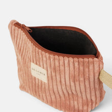 Lade das Bild in den Galerie-Viewer, Necessaire gross aus softem Cord blush

