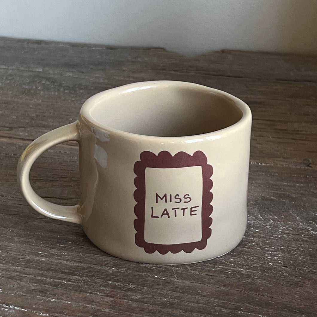 Glossy Mug Miss Latte