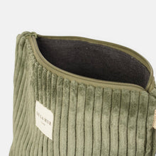 Charger l'image dans la galerie, Necessaire gross aus softem Cord moss
